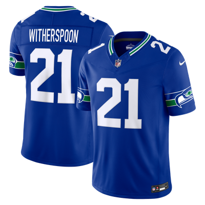 Devon Witherspoon Seattle Seahawks Nike Alternate Vapor F.U.S.E. Stitched Limited Jersey - Royal