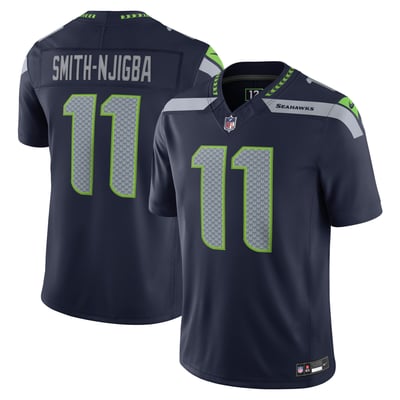 Jaxon Smith-Njigba Seattle Seahawks Nike Team Vapor F.U.S.E. Stitched Limited Jersey - College Navy
