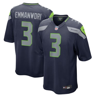 Nick Emmanwori Seattle Seahawks Nike Team Game Jersey -  College Navy