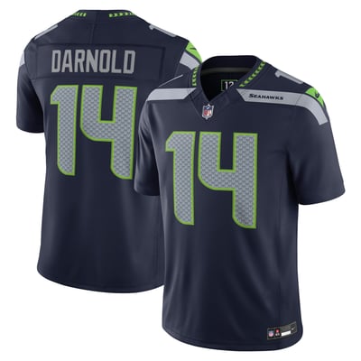 Sam Darnold Seattle Seahawks Nike Team Vapor F.U.S.E. Stitched Limited Jersey - College Navy