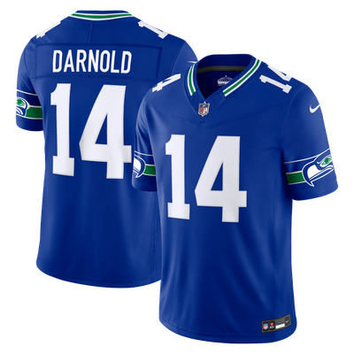 Sam Darnold Seattle Seahawks Nike Alternate Vapor F.U.S.E. Stitched Limited Jersey - Royal