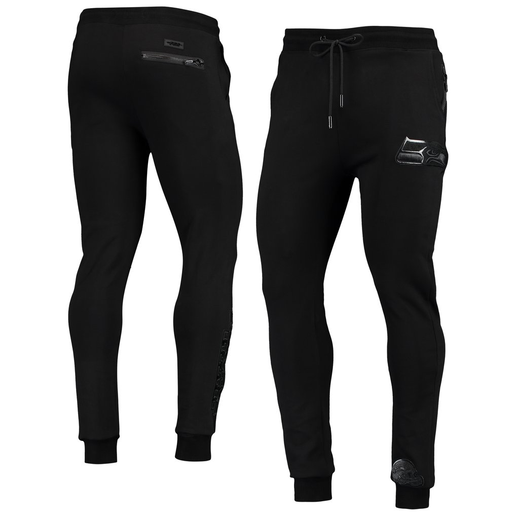 Seattle Seahawks Pro Standard Team Logo Jogger Pants - Black
