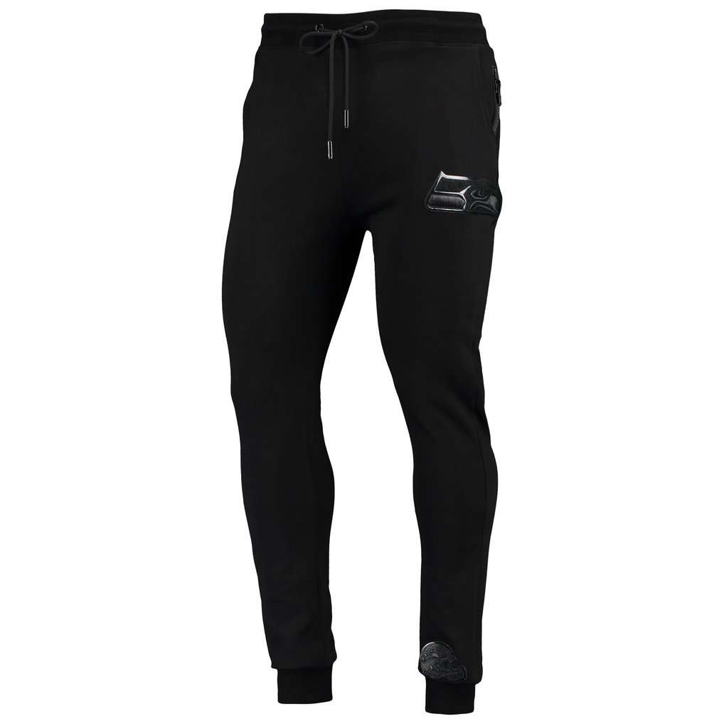 Seattle Seahawks Pro Standard Team Logo Jogger Pants - Black