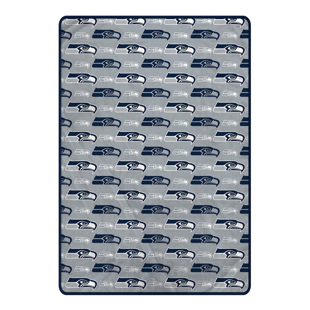 Seattle Seahawks Pegasus 66" x 95" Oversized Logo Roll Ultra Cozy Blanket