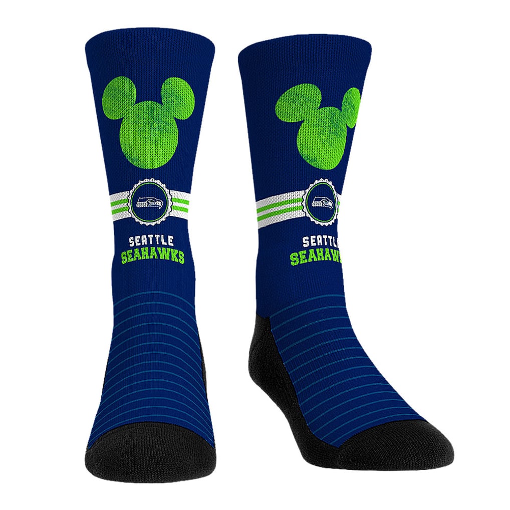 Seattle Seahawks Rock Em Socks Unisex Disney Three-Pack Crew Socks Set
