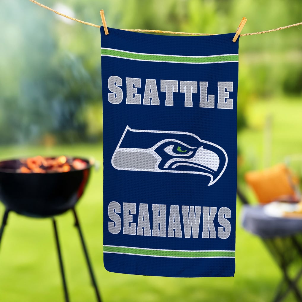 Seattle Seahawks Double-Sided Kitchen & Grill Towel