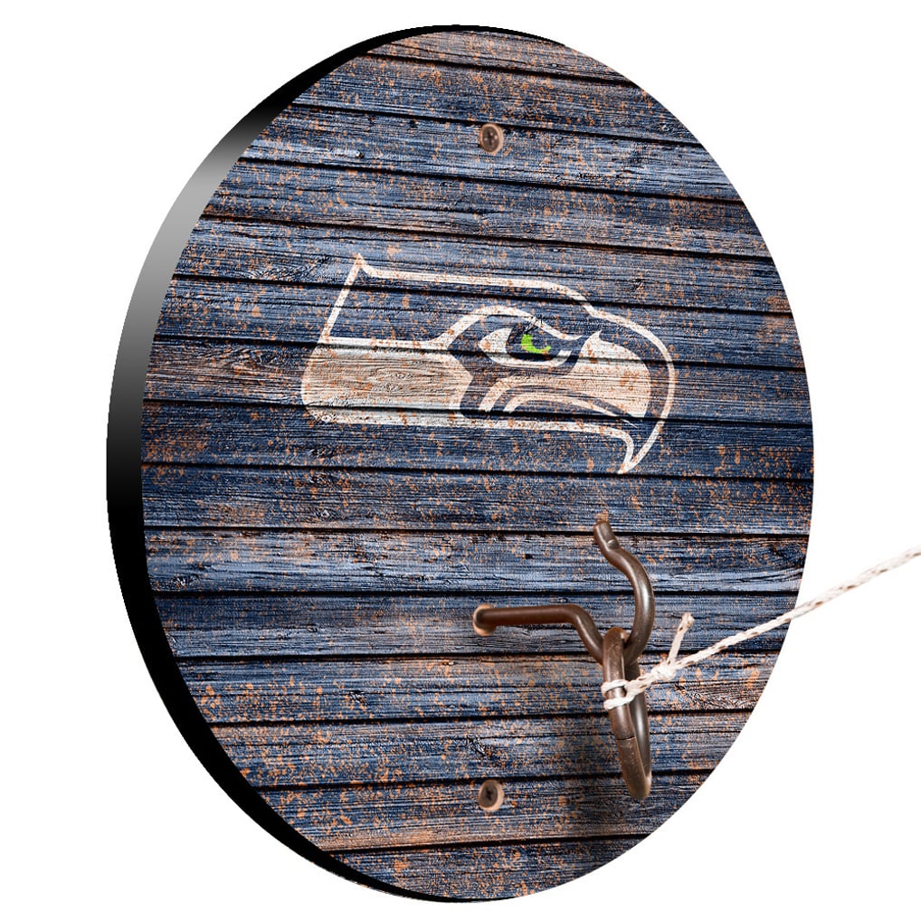 Seattle Seahawks Weathered Design Hook and Ring Game