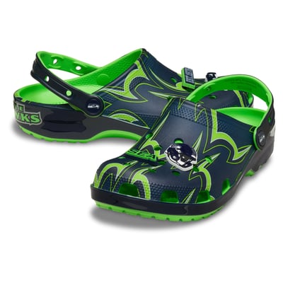  Seattle Seahawks Crocs Unisex  Classic Clog