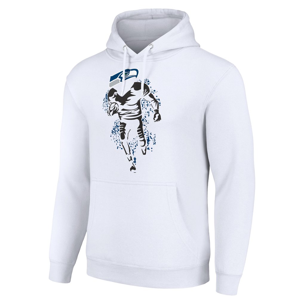 Seattle Seahawks Starter Unisex Logo Graphic Pullover Hoodie - White