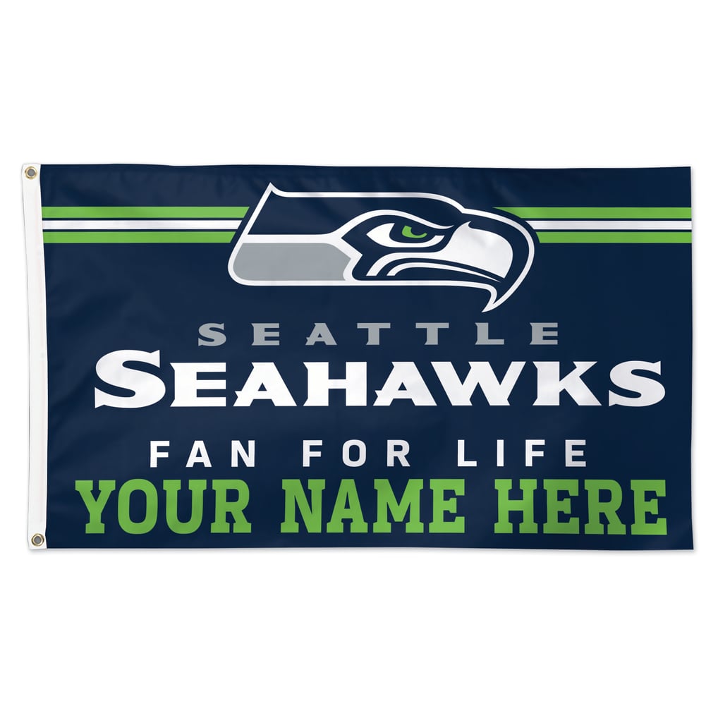Seattle Seahawks WinCraft 3' x 5' One-Sided Deluxe Personalized Flag