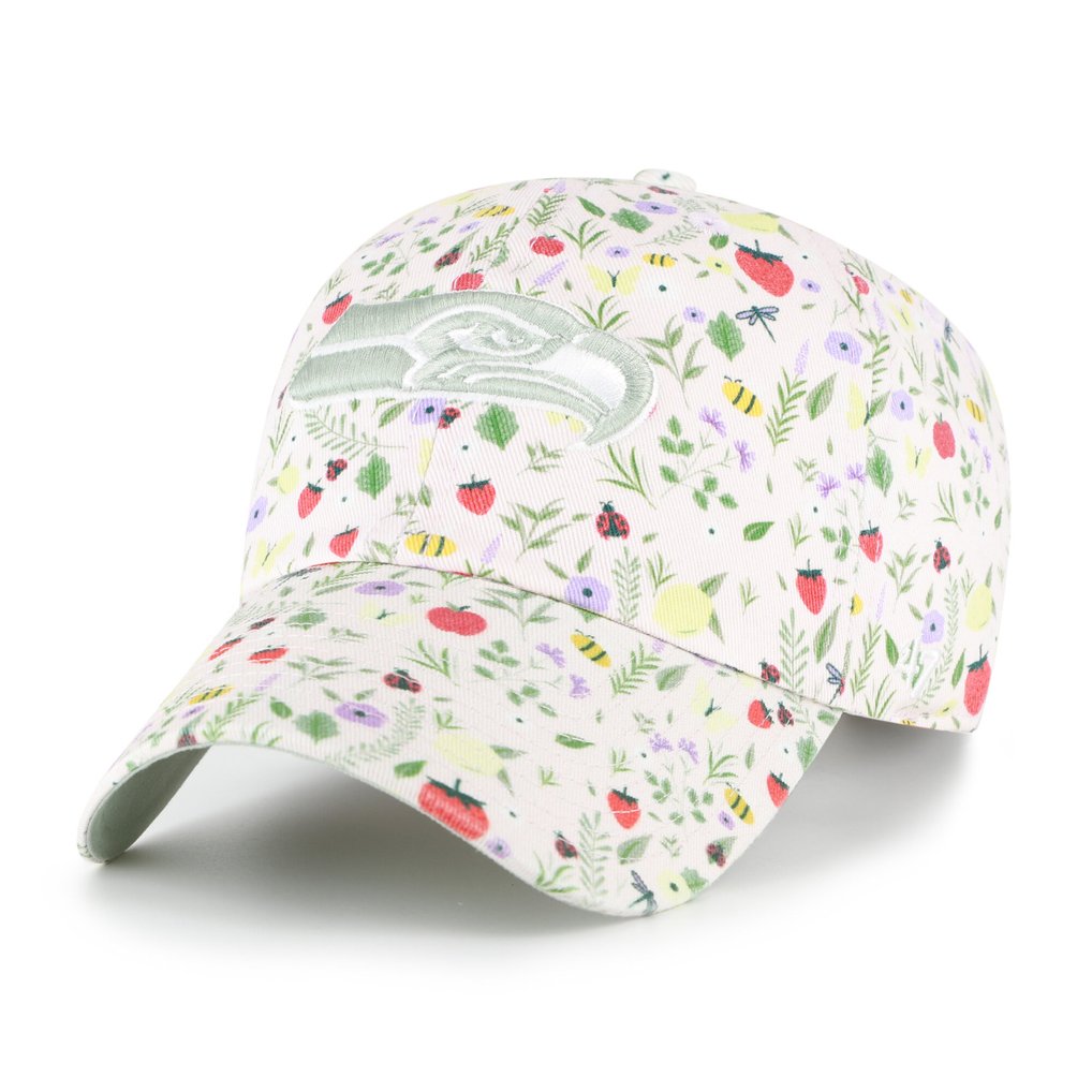  Seattle Seahawks '47 Women's Posey Clean Up Adjustable Hat - Light Pink