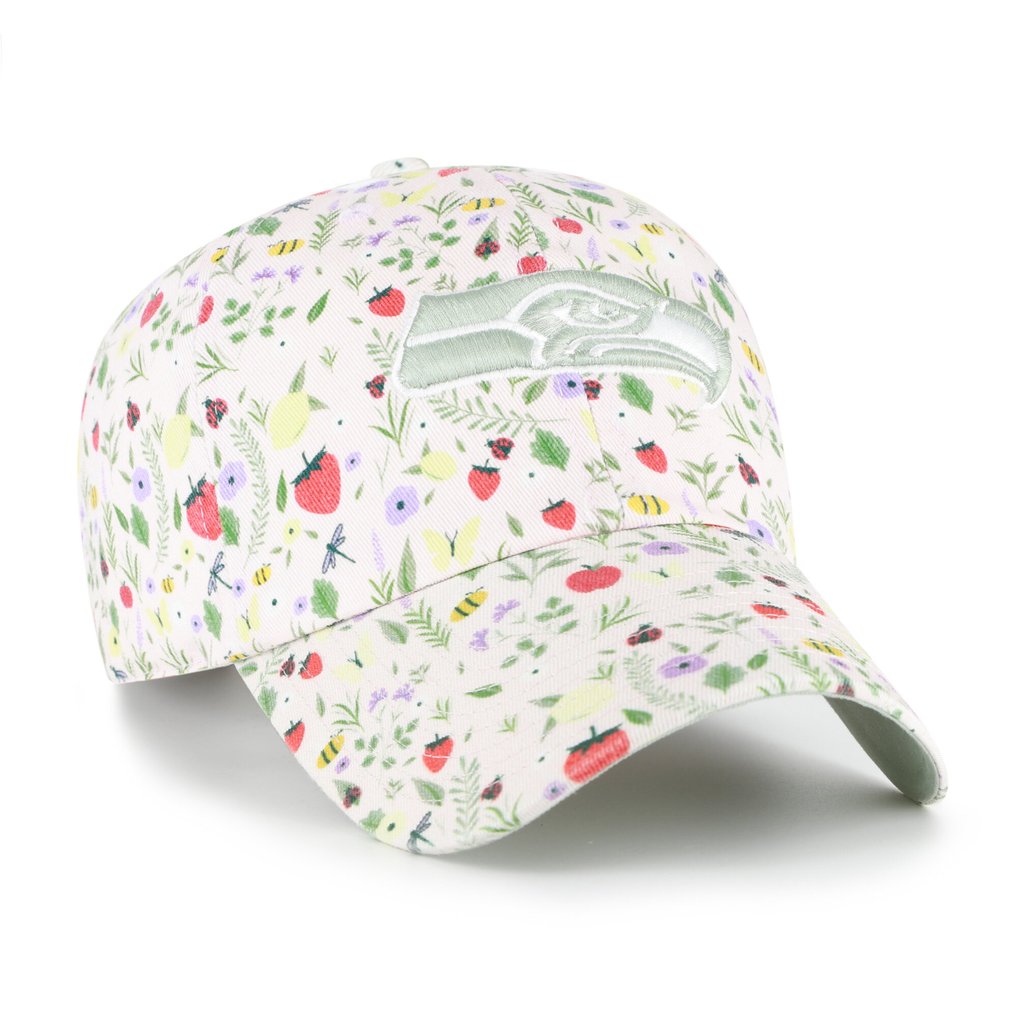  Seattle Seahawks '47 Women's Posey Clean Up Adjustable Hat - Light Pink