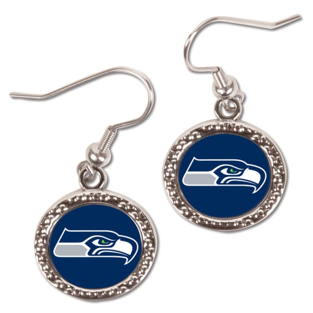 Seattle Seahawks WinCraft Women's Round Dangle Earrings