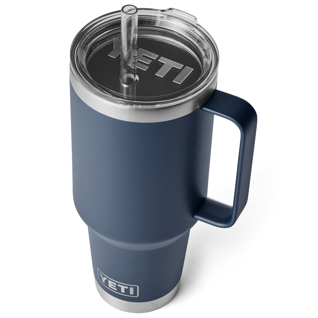 Seattle Seahawks YETI 42oz. Rambler Straw Mug