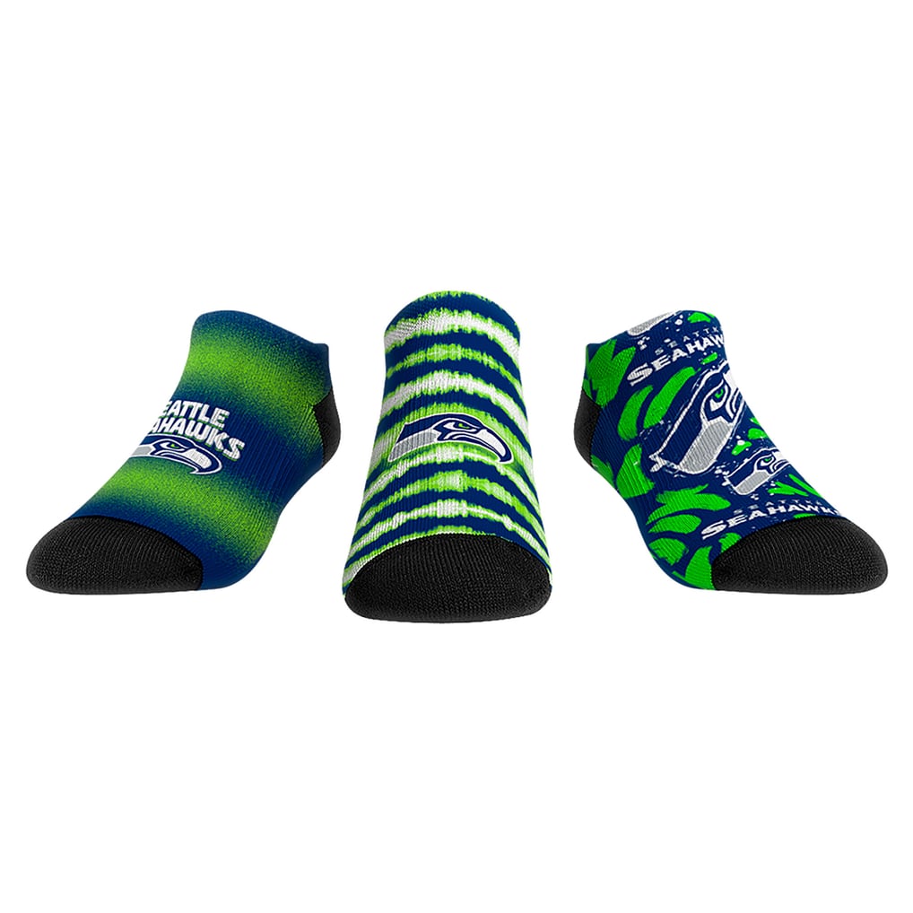 Seattle Seahawks Rock Em Socks Youth Make Some Noise Three-Pack Low-Cut Socks Set