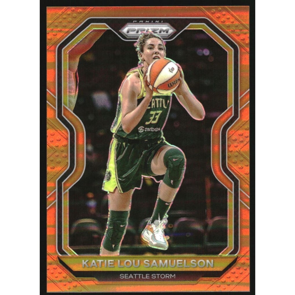 2021 Panini Prizm WNBA Prizms Orange #67 Katie Lou Samuelson