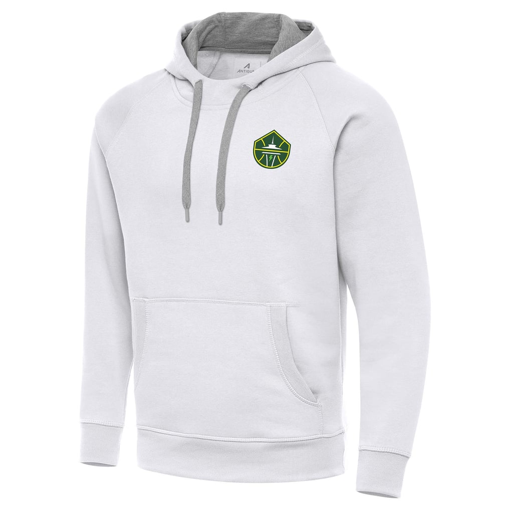 Seattle Storm Antigua Victory Pullover Hoodie - White