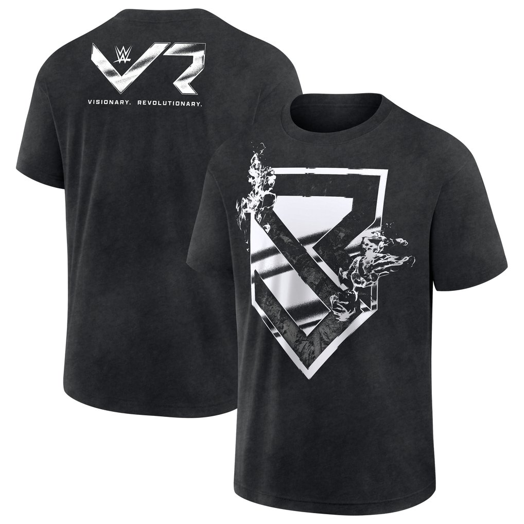 Seth Rollins Flames T-Shirt - Black