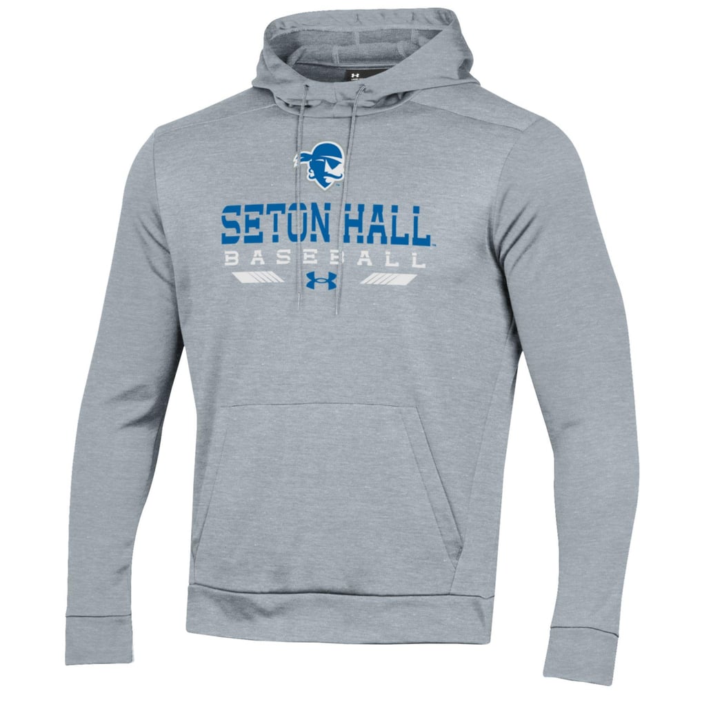  Seton Hall Pirates Under Armour Baseball Pullover Hoodie - Gray