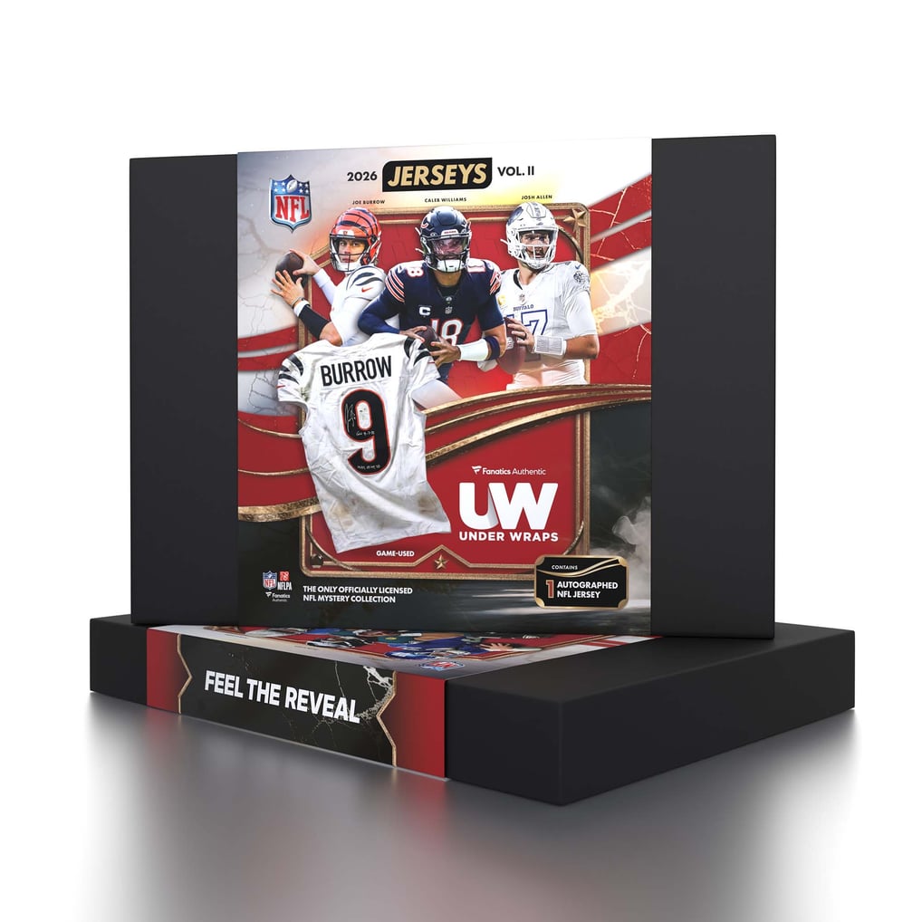 2026 Under Wraps Autographed NFL Jerseys Vol. II - Single Mystery Box