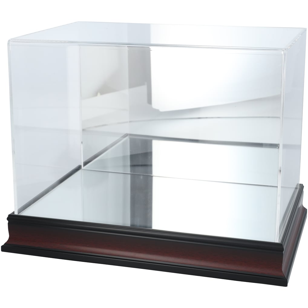Fanatics Authentic Antique Mahogany Football Display Case with Mirror Back  