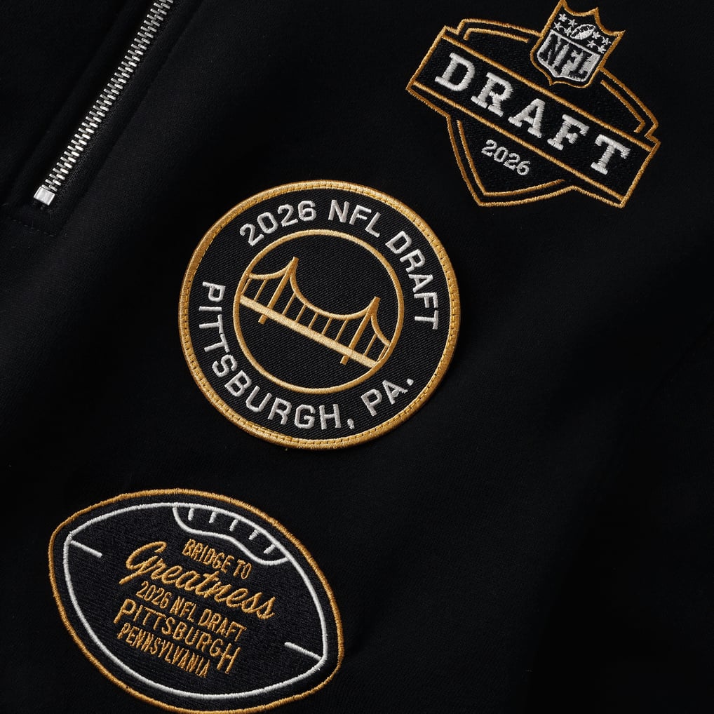  Shield Merchandise Fanatics 2026 NFL Draft Quarter-Zip Pullover - Black