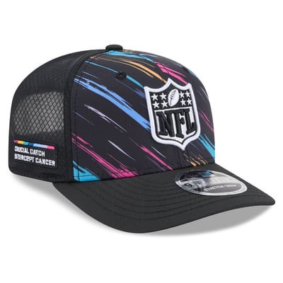 New Era 2026 NFL Crucial Catch 9SEVENTY Adjustable Trucker Hat - Black
