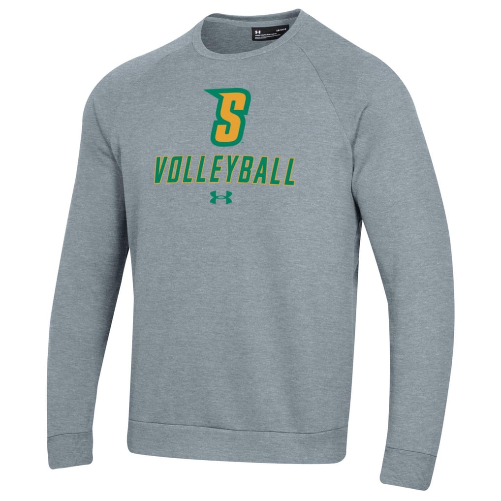 Siena Saints Under Armour Volleyball Rival Fleece Raglan Pullover Sweatshirt - Gray