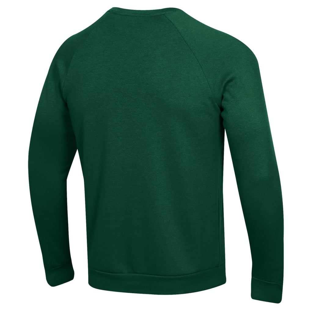 Siena Saints Under Armour Volleyball Rival Fleece Raglan Pullover Sweatshirt - Green