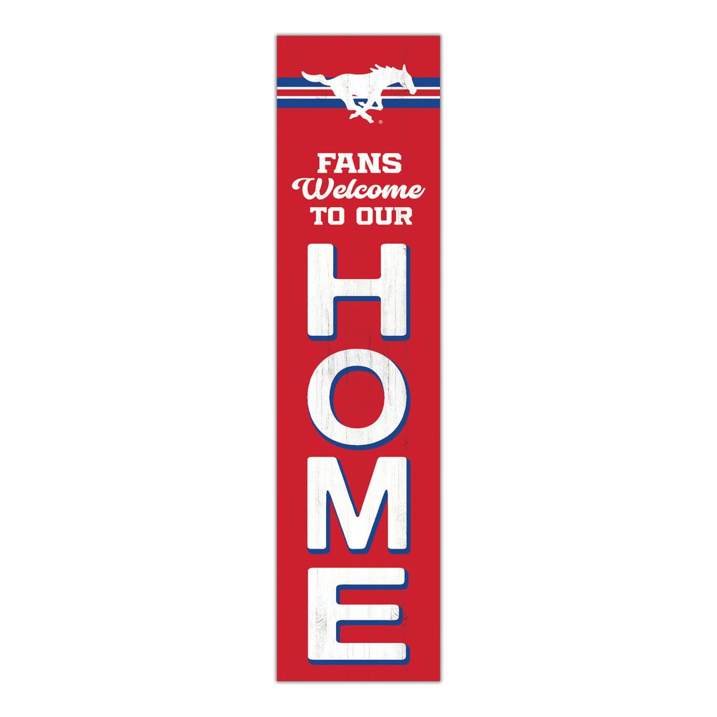 SMU Mustangs 48" Welcome to Our Home Leaner