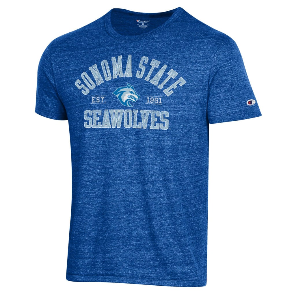 Sonoma State Seawolves Champion Ultimate Triblend T-Shirt - Blue