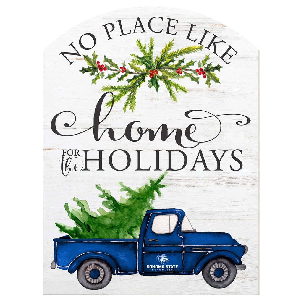 Sonoma State Seawolves 16'' x 22'' Holiday Marquee Sign