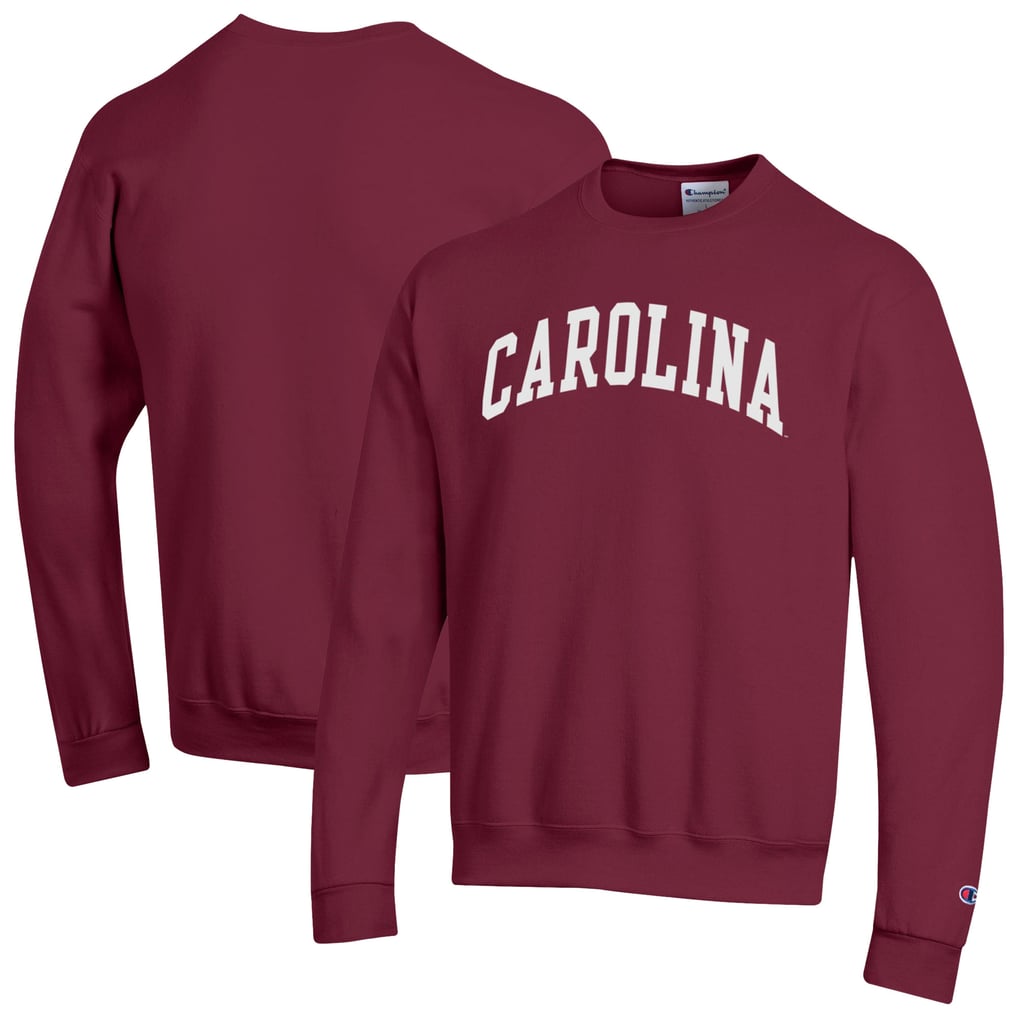  South Carolina Gamecocks Champion Basic Arch Fleece Pullover Sweatshirt - Garnet