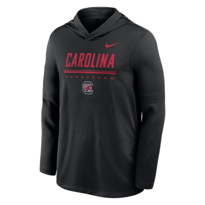 South Carolina Gamecocks Nike 2026 Sideline Dri-FIT Long Sleeve Hoodie T-Shirt - Black