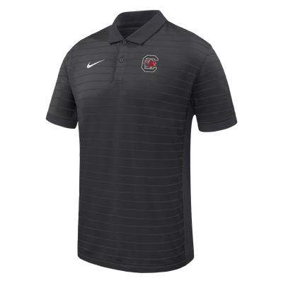  South Carolina Gamecocks Nike Dri-FIT Victory Stripe Polo - Black