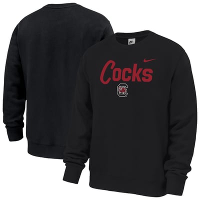 South Carolina Gamecocks Nike Go Cocks Club Fleece Sweatshirt - Black