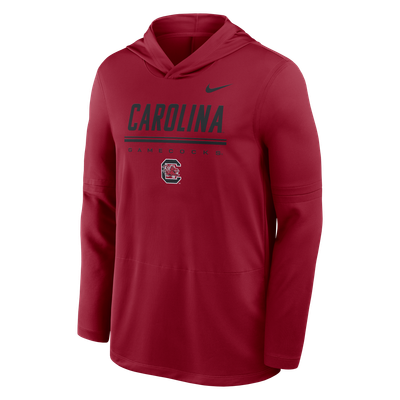 South Carolina Gamecocks Nike 2026 Sideline Dri-FIT Long Sleeve Hoodie T-Shirt - Garnet