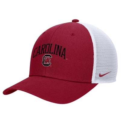 South Carolina Gamecocks Nike Rise Adjustable Trucker Hat - Garnet