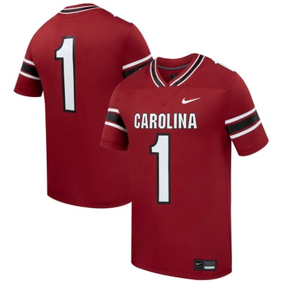 #1 South Carolina Gamecocks Nike Home Replica Football Jersey - Garnet