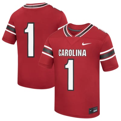 #1 South Carolina Gamecocks Nike Toddler Home Replica Football Jersey - Garnet