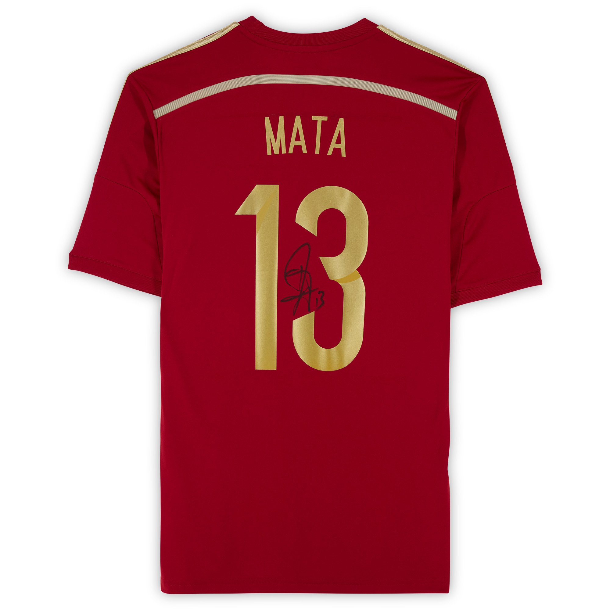 ファンマタ サインユニ Juan Mata Autographed jersey Juan Mata Spain National Team Autographed adidas #13 Authentic Jersey