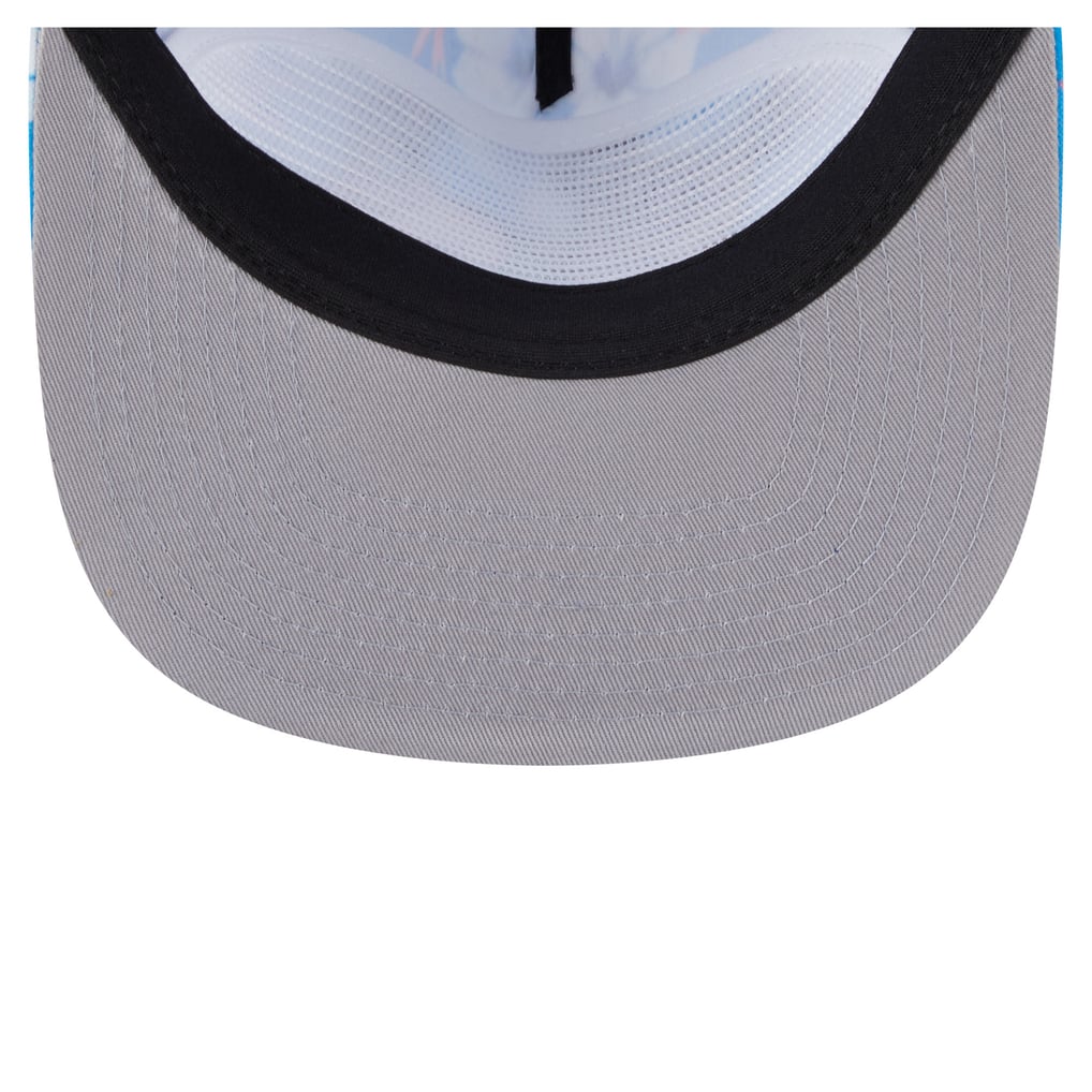  SpongeBob SquarePants New Era Floral Golfer Snapback Hat - Blue
