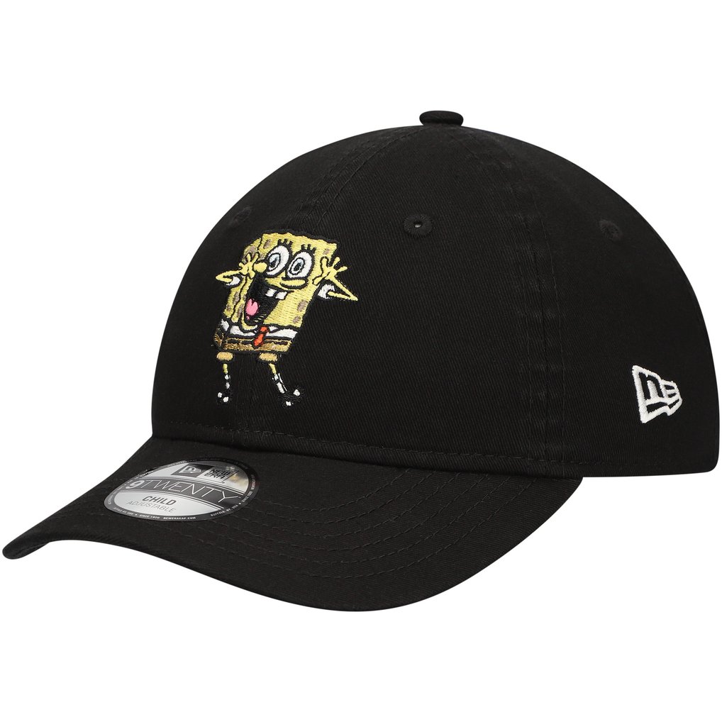  SpongeBob SquarePants New Era Preschool 9TWENTY Adjustable Hat - Black
