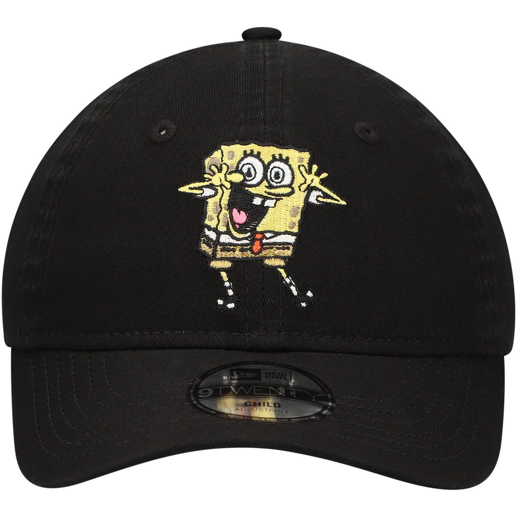  SpongeBob SquarePants New Era Preschool 9TWENTY Adjustable Hat - Black