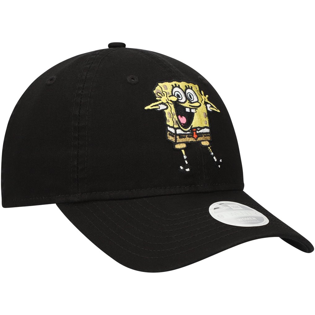  SpongeBob SquarePants New Era Women's 9TWENTY Adjustable Hat - Black