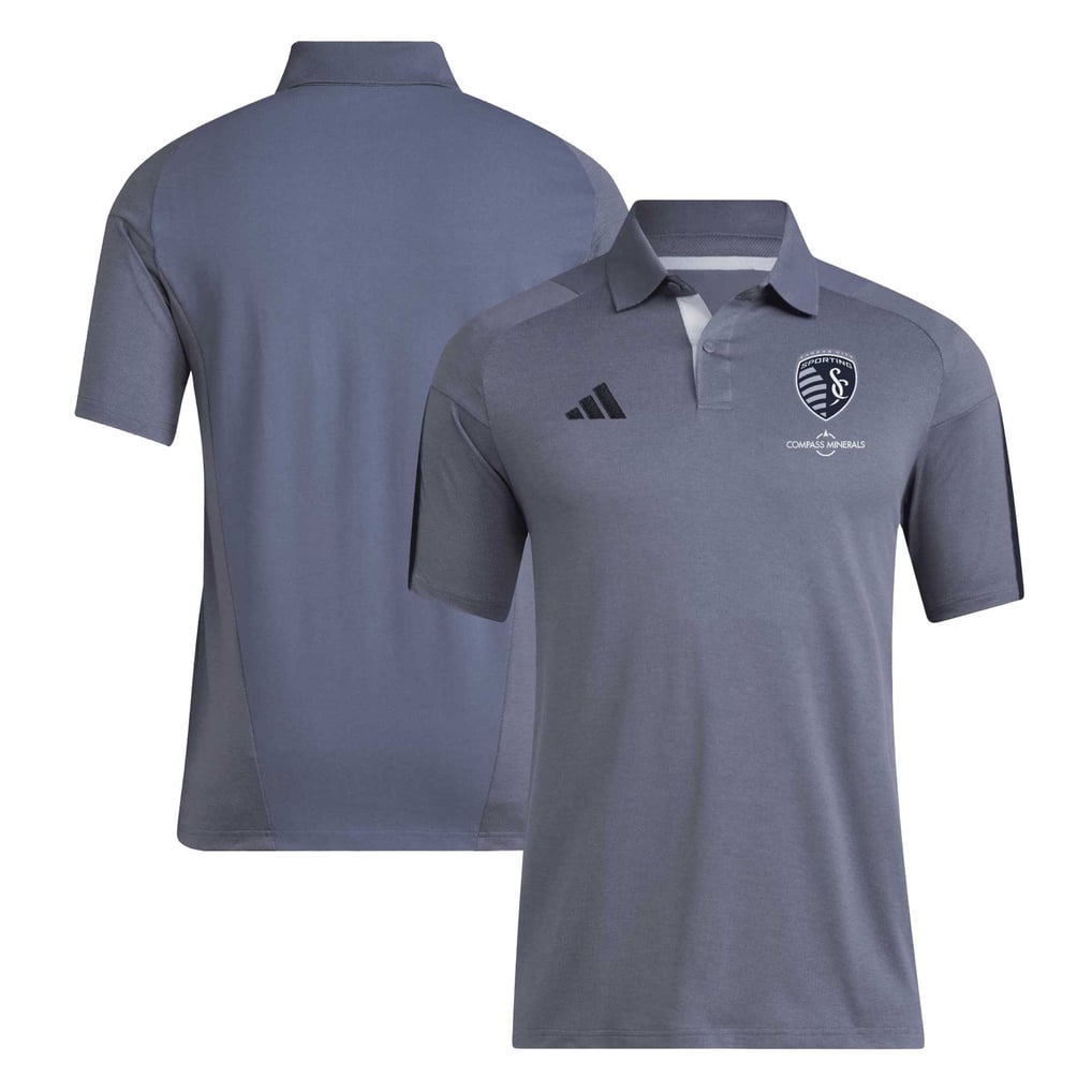 Sporting Kansas City adidas 2024 Training Polo - Gray