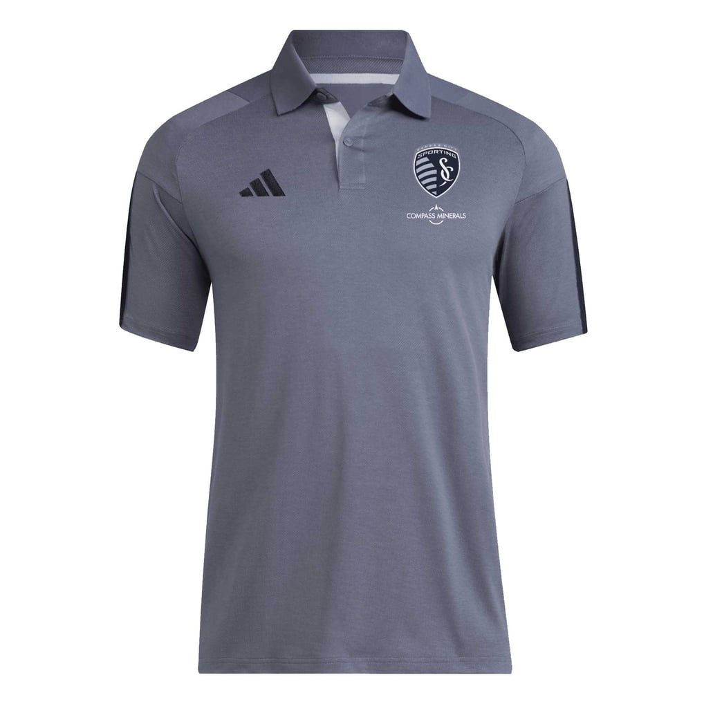 Sporting Kansas City adidas 2024 Training Polo - Gray