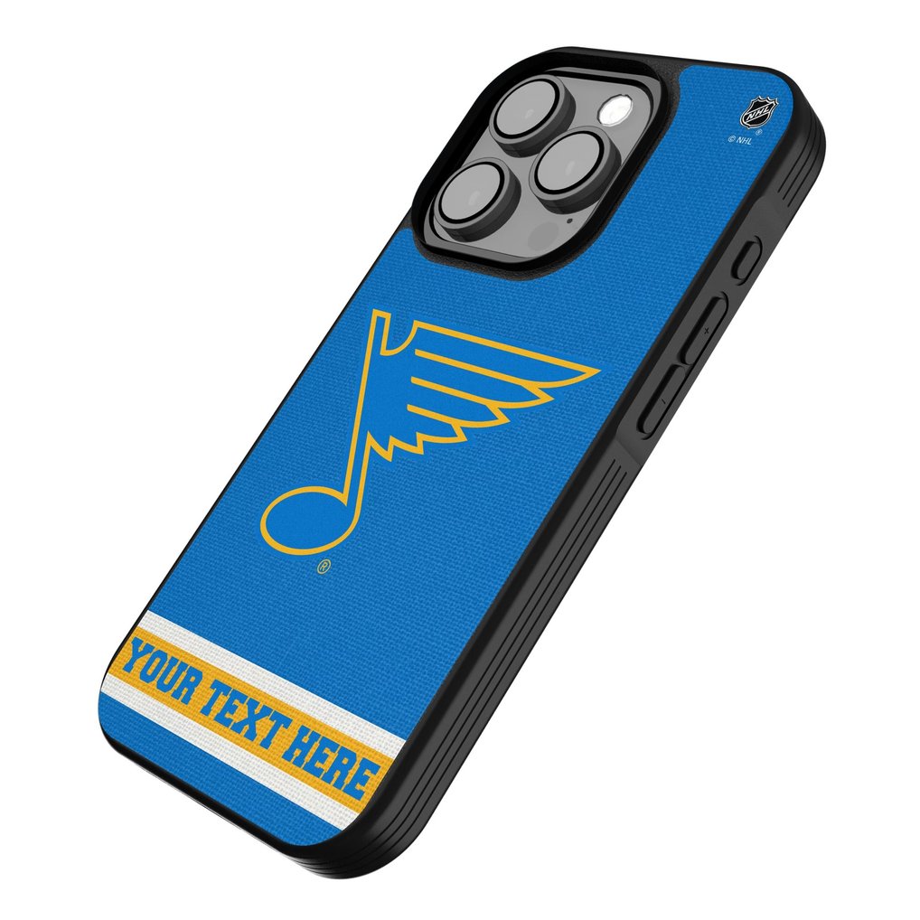 St. Louis Blues Keyscaper Personalized Bump Case with 8.2ft Drop Protection