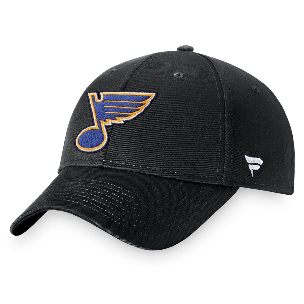 St. Louis Blues Fanatics Core Adjustable Hat - Black