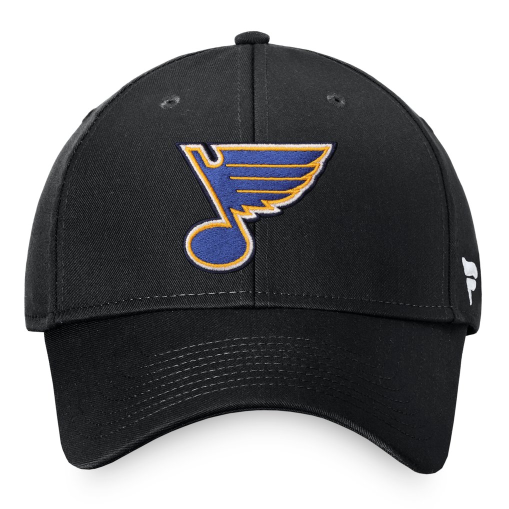 St. Louis Blues Fanatics Core Adjustable Hat - Black